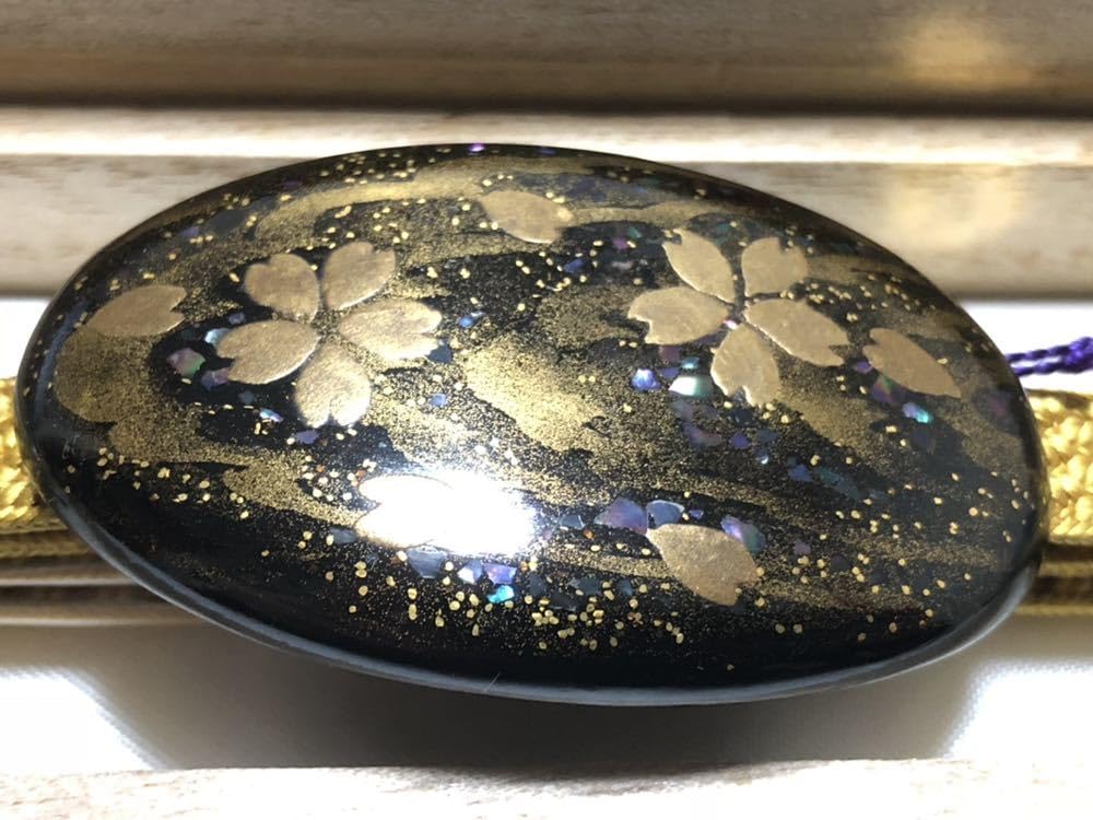 Amazon.co.jp: きものやまと 本鼈甲 漆塗り 金蒔絵 螺鈿 作家物 安野岳 