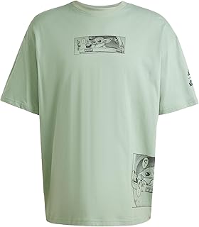 تيشرت بتصميم ستار وورز ذا ماندالوريان وقصة فضفاضة للرجال من اديداس