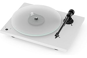 Pro-Ject Essential III Phono SB Turntable (White) for Vinyl Records
