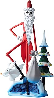 Kaiyodo The Nightmare Before Christmas Santa Jack Skellington Revoltech Action Figure