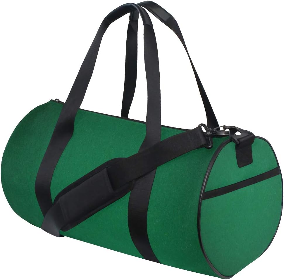 green overnight bag