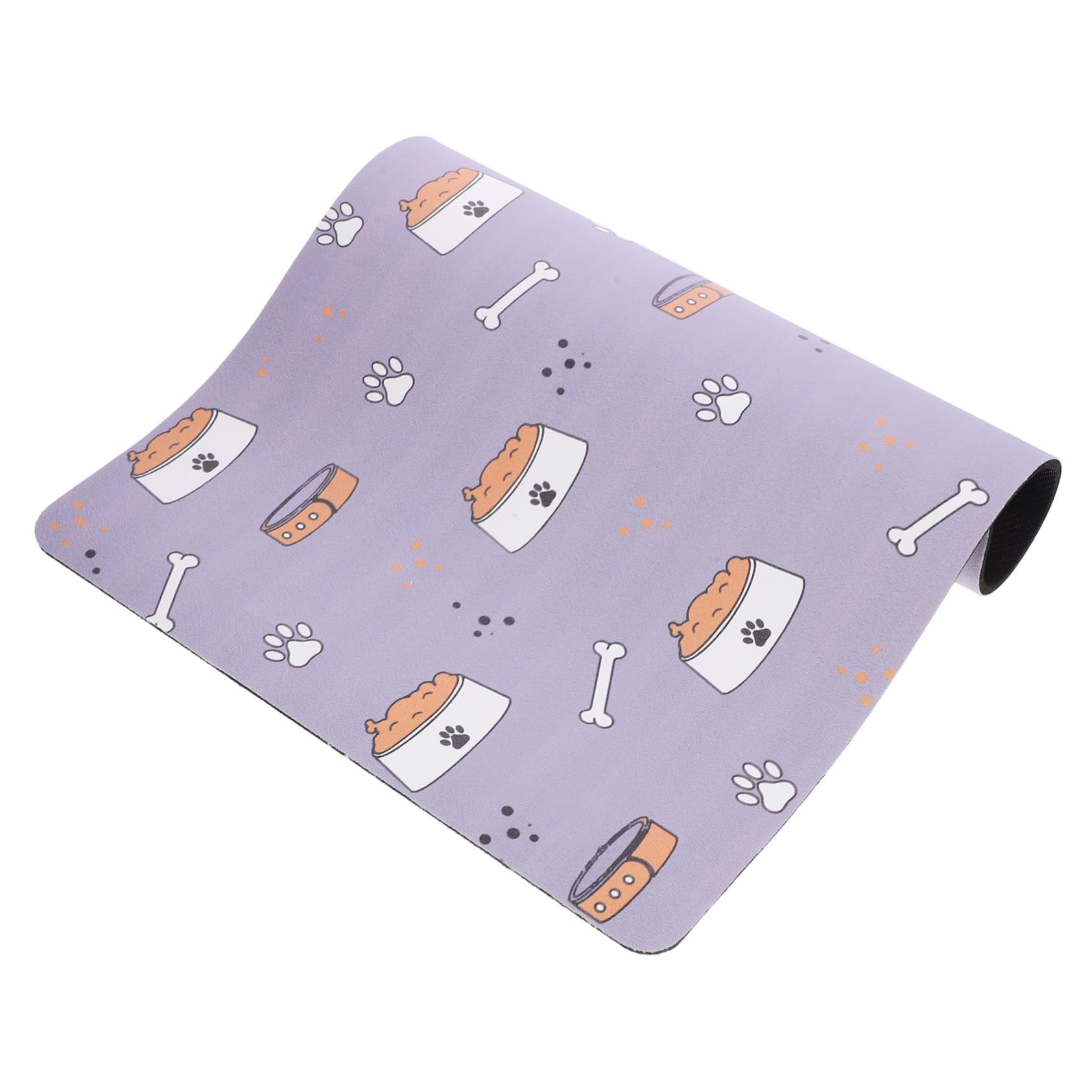 Sosoport 5 Stücke Dekorative Haustier Fütterung Matte Hund Futternapf Pad Wassernapf Matte-Teppich