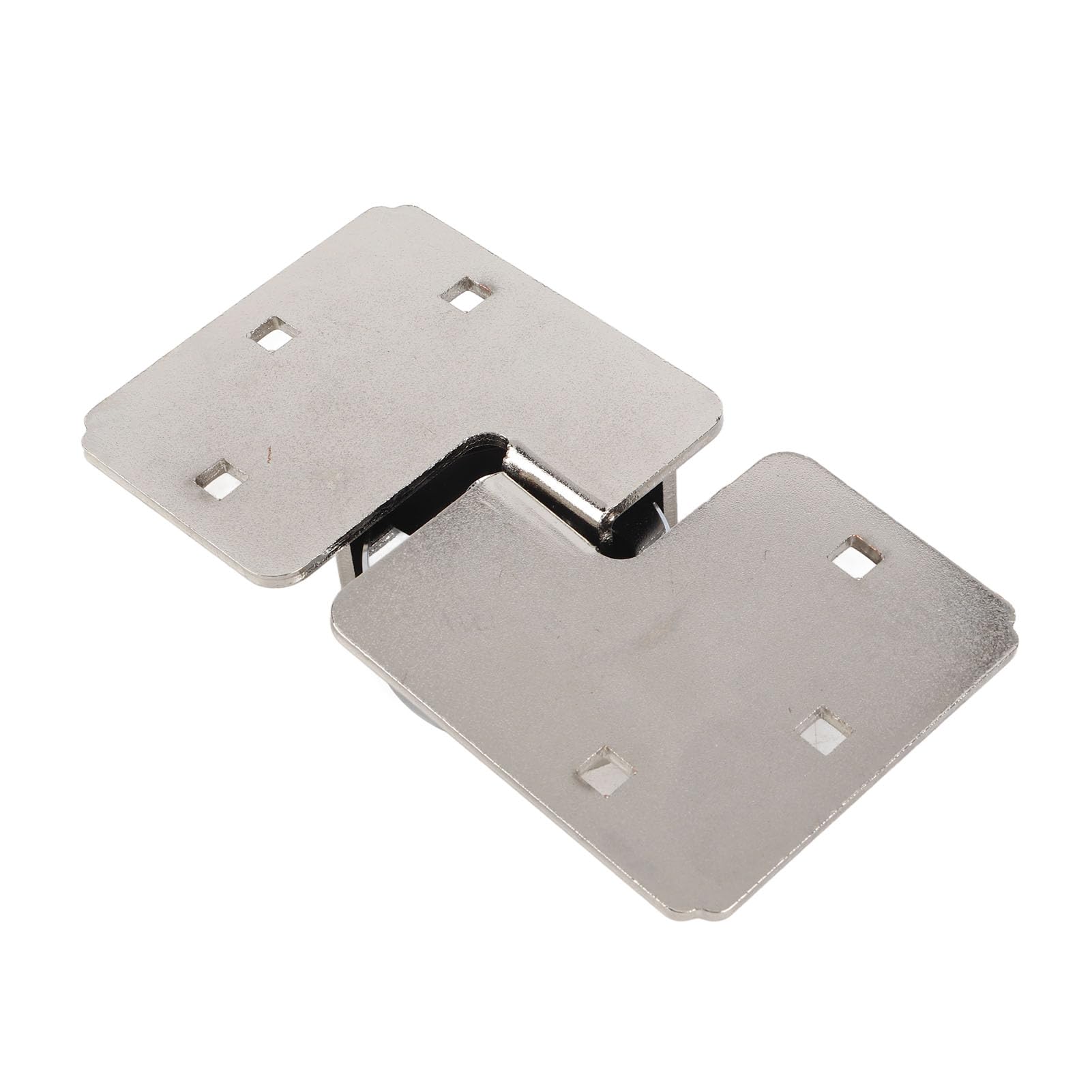 Yosoo Health Gear Gancio per Lucchetto con Grillo Nascosto, Set di Serrature con Bulloni Chiusi in Acciaio Cromato, Lucchetto da 73 Mm, 6 Bulloni e Dadi, Facile Installazione per Porta del Garage