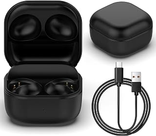 Wired Charging Case Compatible with Samsung Galaxy Buds 2 Pro Only, Replacement Charger Case Dock Station for Galaxy Buds 2 Pro Bluetooth Earbuds (Black)