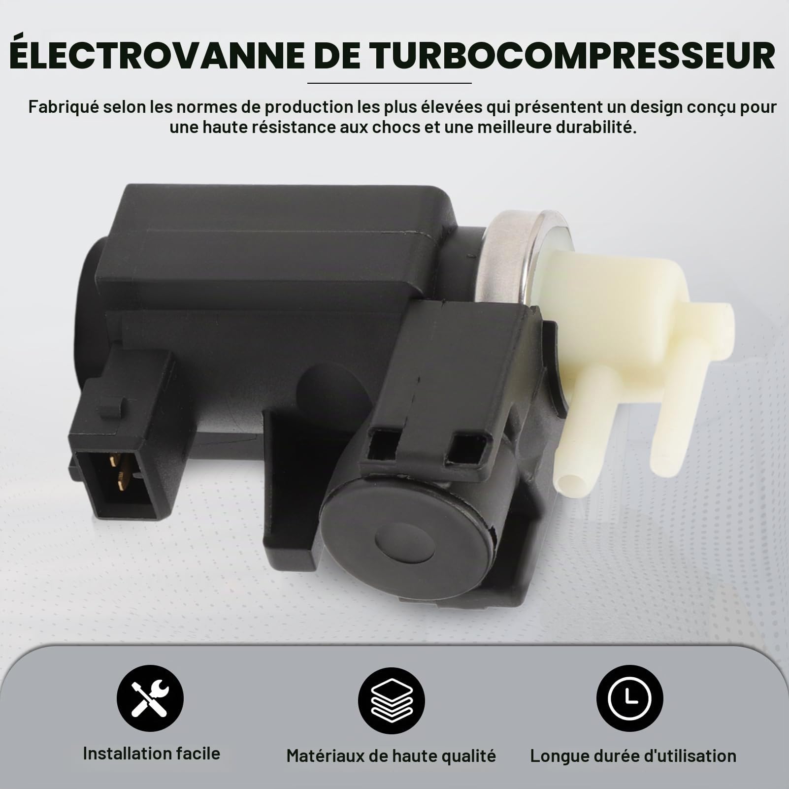 Électrovanne turbo, compatible avec Captur, Scénic, Kangoo, Laguna, Master, Megane, Traffic, Vivaro, 8200790180, 8200926308
