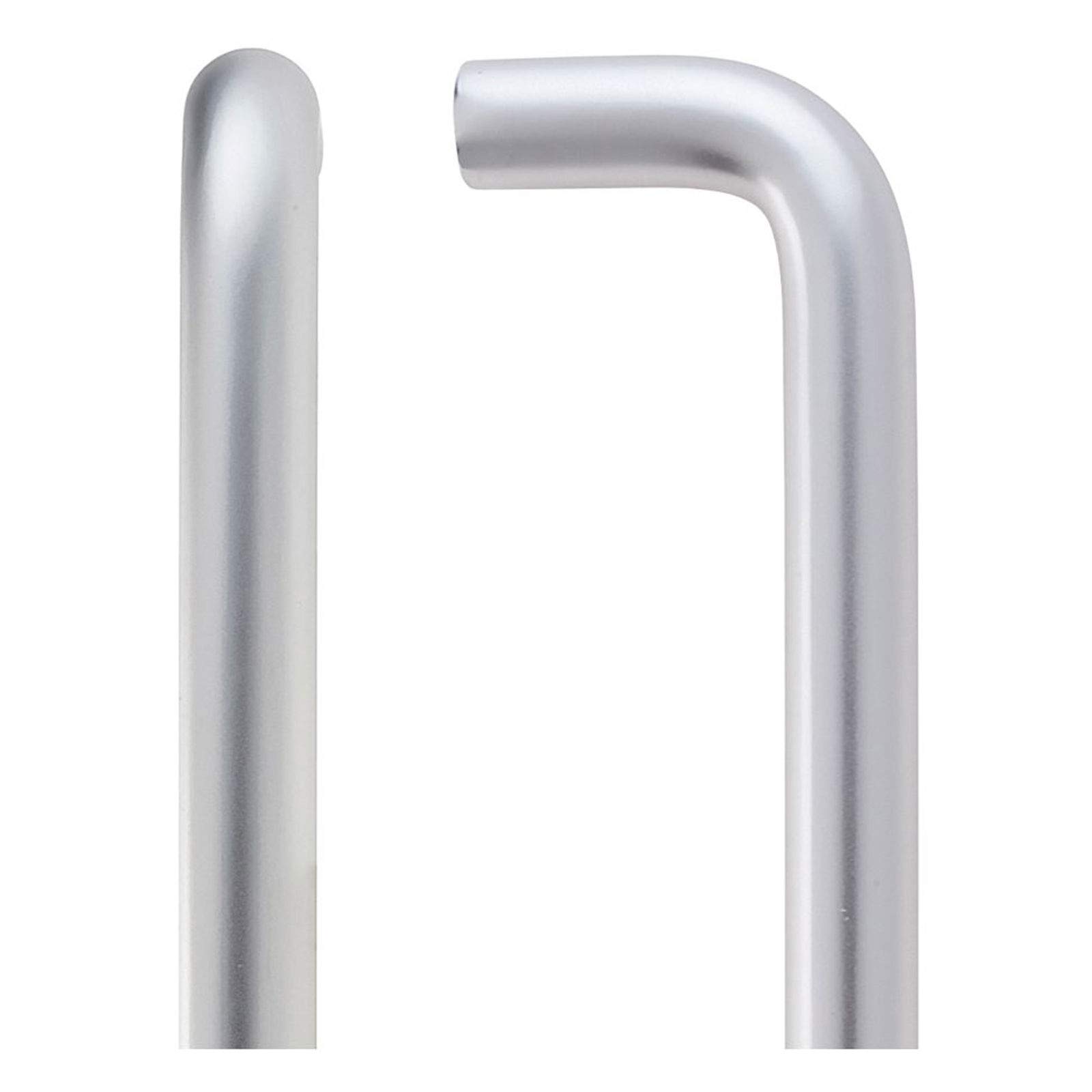 D Pull Handle - 300mm - Satin Aluminium