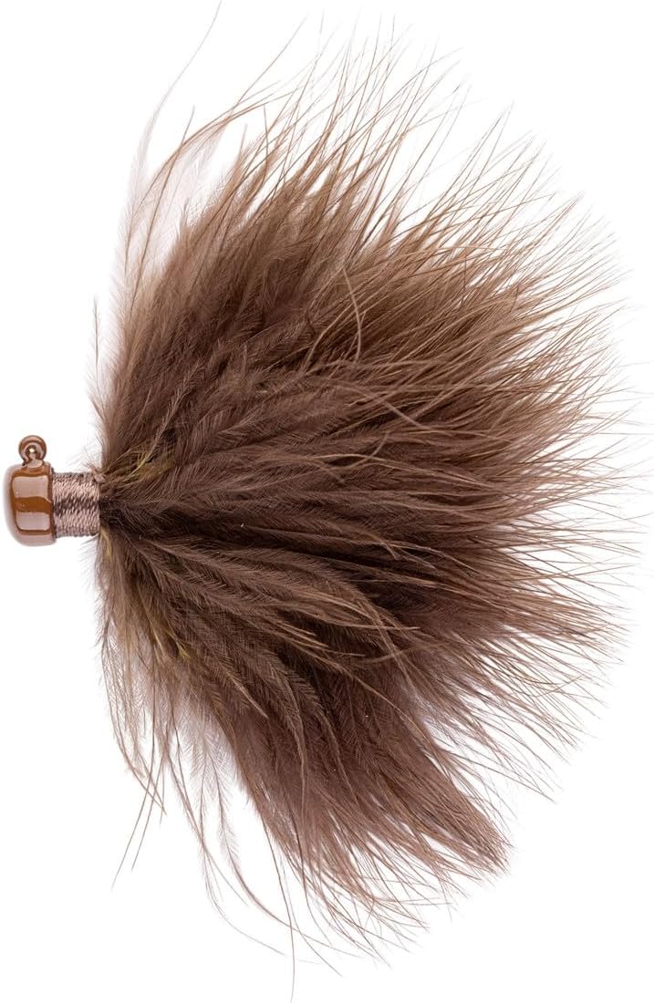 Northland Tackle Marabou JIG / 20.75" / 1/8 OZ - #1 HK / 2 Pack/Brown