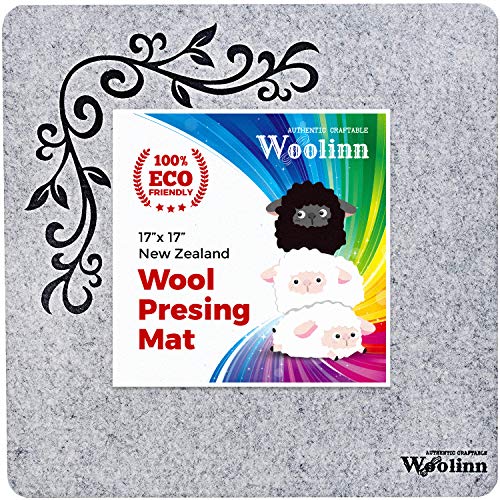 100% Wool Pressing Mat for Quilting â€“ 17 x 17