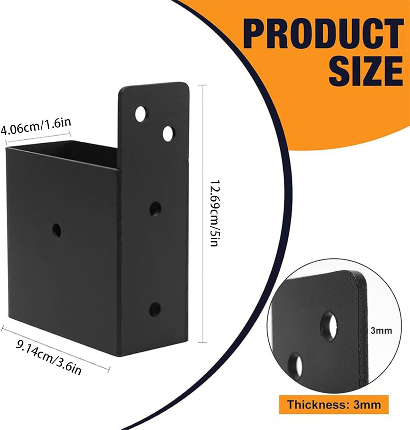 ガゼボブラケット - ヘビーデューティーポストブラケット - ガーデニング 用品 ガレージ ホーム アウトドア シェッド デッキ 建