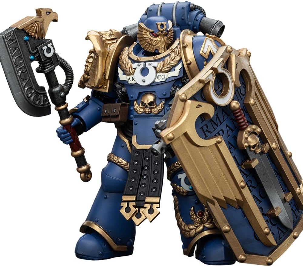 JOYTOY Warhammer The Horus Heresy 1/18 Action Figure Ultramarines Invictarus Suzerain Squad Suzerain 4 Collection Model Birthday Gift JT00119