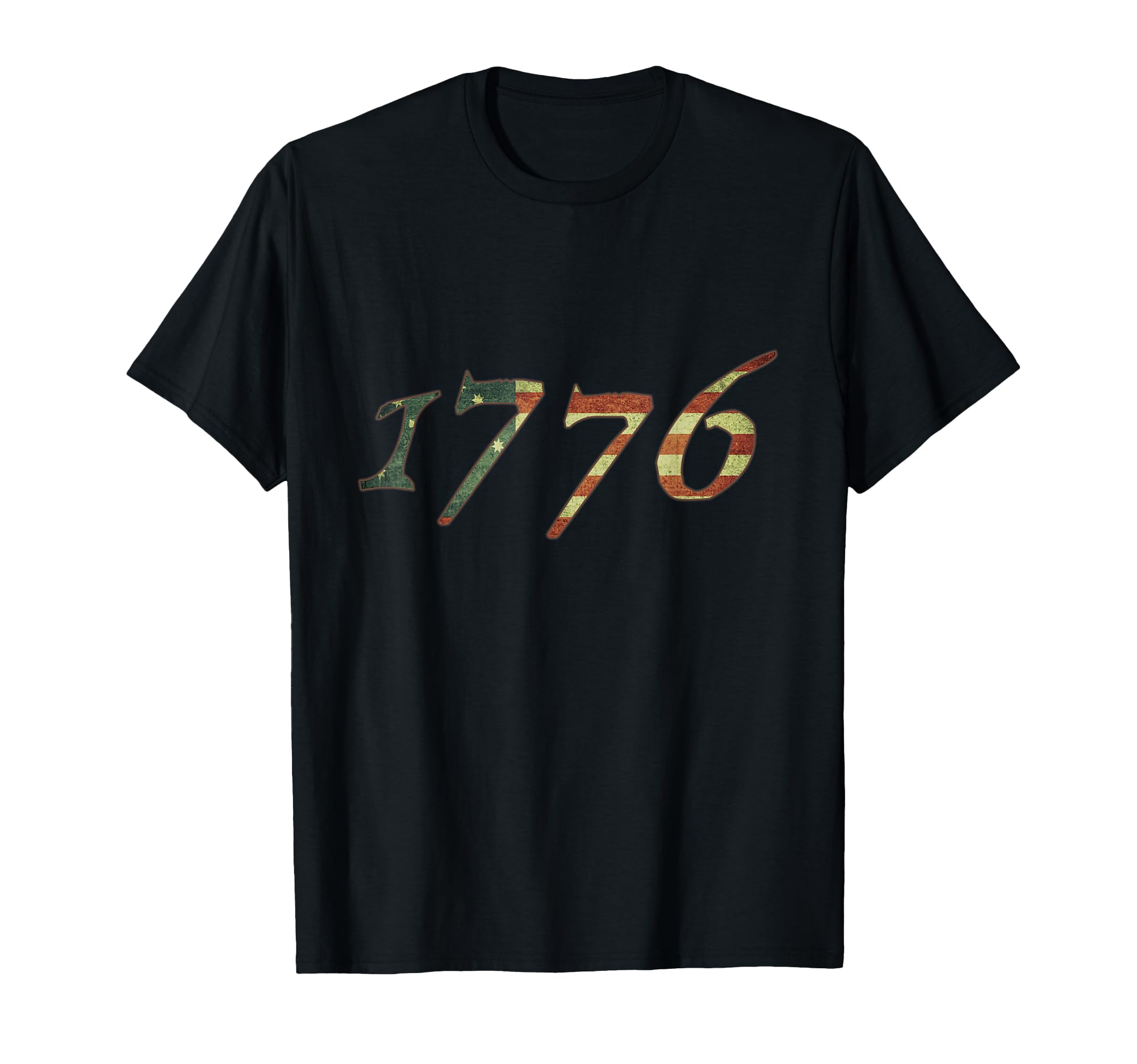 Photo 1 of 1776 Declaration of Independence US Flag T-Shirt