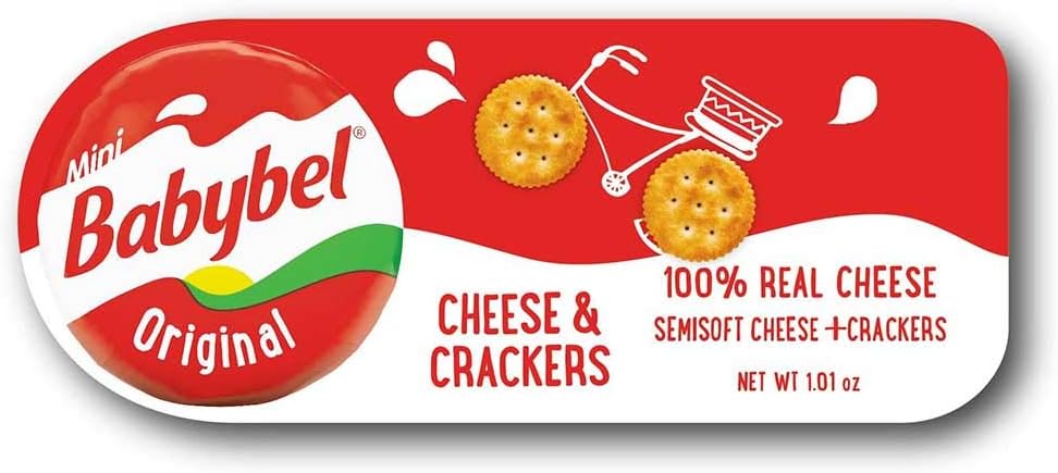 Mini Babybel Original Cheese and Cracker, 1.02 Ounce -- 10 per case.
