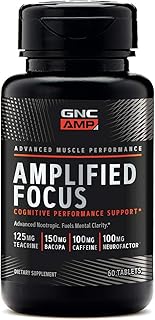 GNC AMP Amplified Focus, 60 Tablets, Fuels Mental Clarity