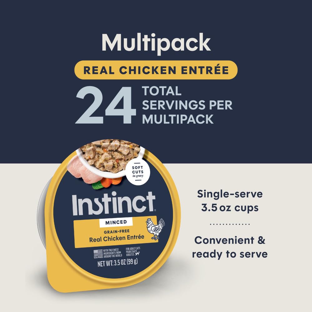 Picada Natural Instinct sin Grano húmedo Cat Food por la Naturaleza de la Variedad