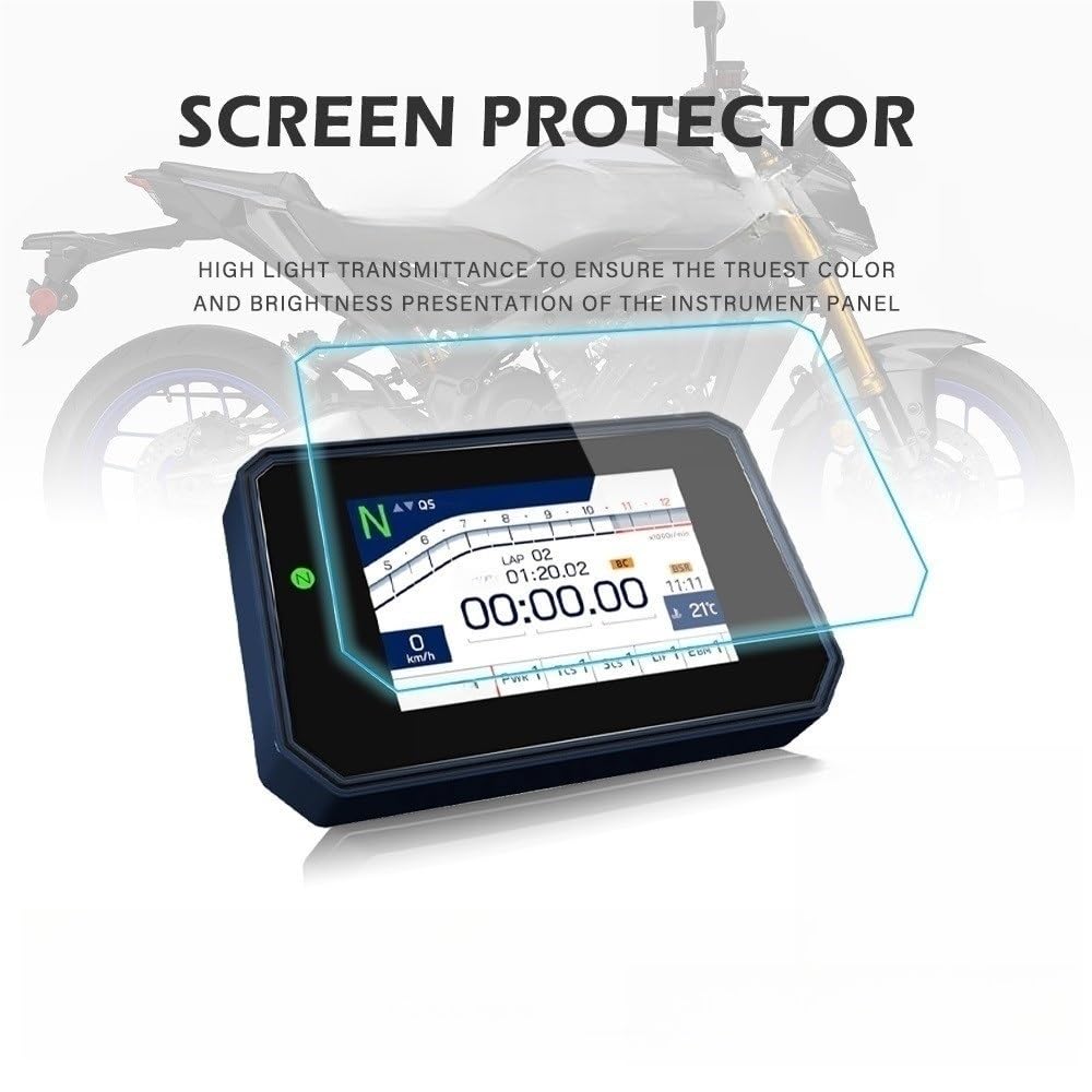 Motocicleta Tablero Película Para MT-09 MT 09SP MT09 2024, accesorios para motocicleta, panel de pantalla para arañazos, película instrumento protección para tablero