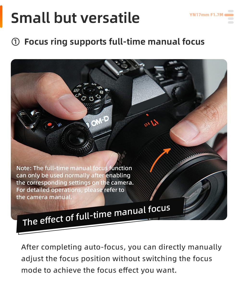 YN17 mm F1.7M | Amazon.com.br