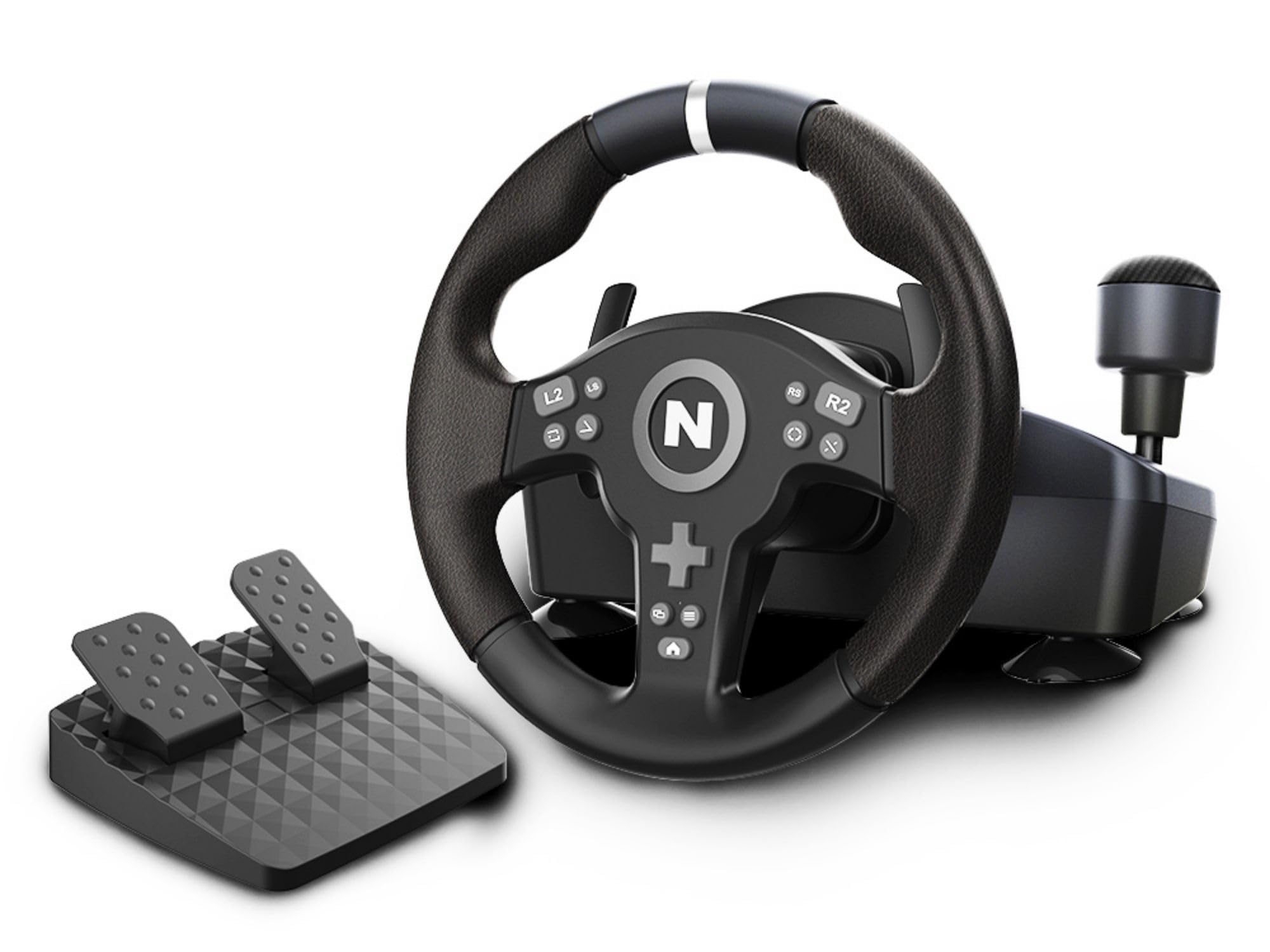 NITHO Drive Pro V200 Rennlenkrad mit Pedalen und integriertem Schalthebel,  270 Gaming-Lenkrad kompatibel mit PC, PS4, Switch 2, Switch, Xbox Series  X|S und Xbox One, Fahrsimulator mit Vibration : Amazon.de: Games