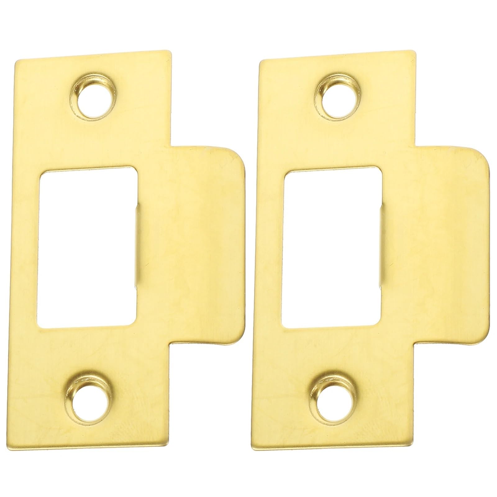 Lot de 20 plaques de gâche de porte avec boucle de languette, pêne dormant, plaque de renfort de sécurité pour porte