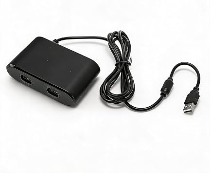 N64 Joystick Converter, Two for N64 Controllers to for or PC, 2 in 1 Gamepad Converter Adapter for PC