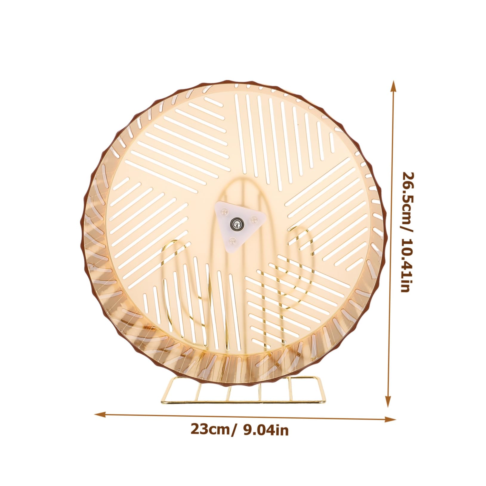 Toddmomy Roue D’Exercice pour Hamster Base Stable, en Plastique et Alliage, Silencieuse, pour Cage, Favorise L’activité et Combat L’Ennui