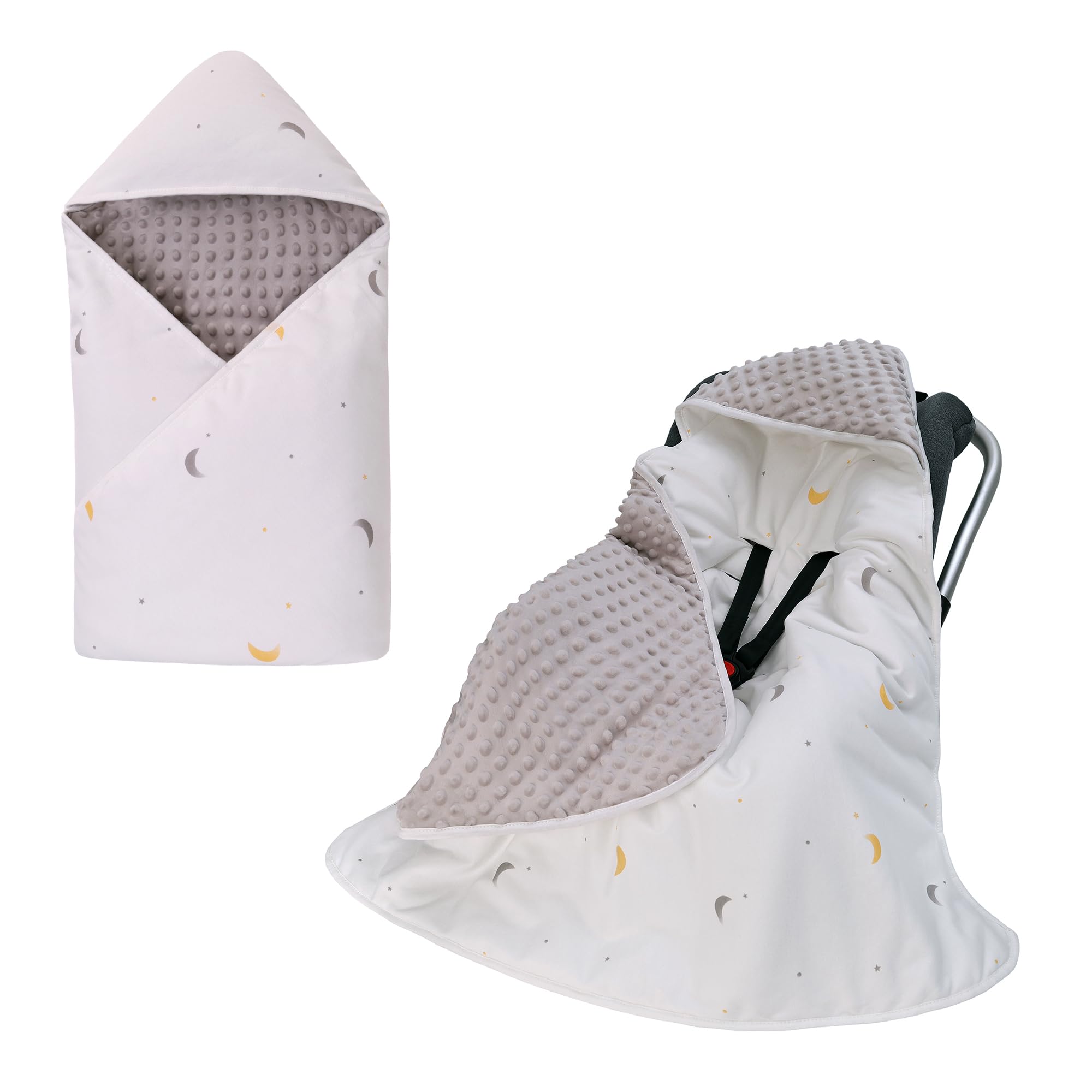 amo nenes Baby Swaddle Blanket Wrap for Car Seat 3.5 Tog 0-12M 35 * 35 in — image 1