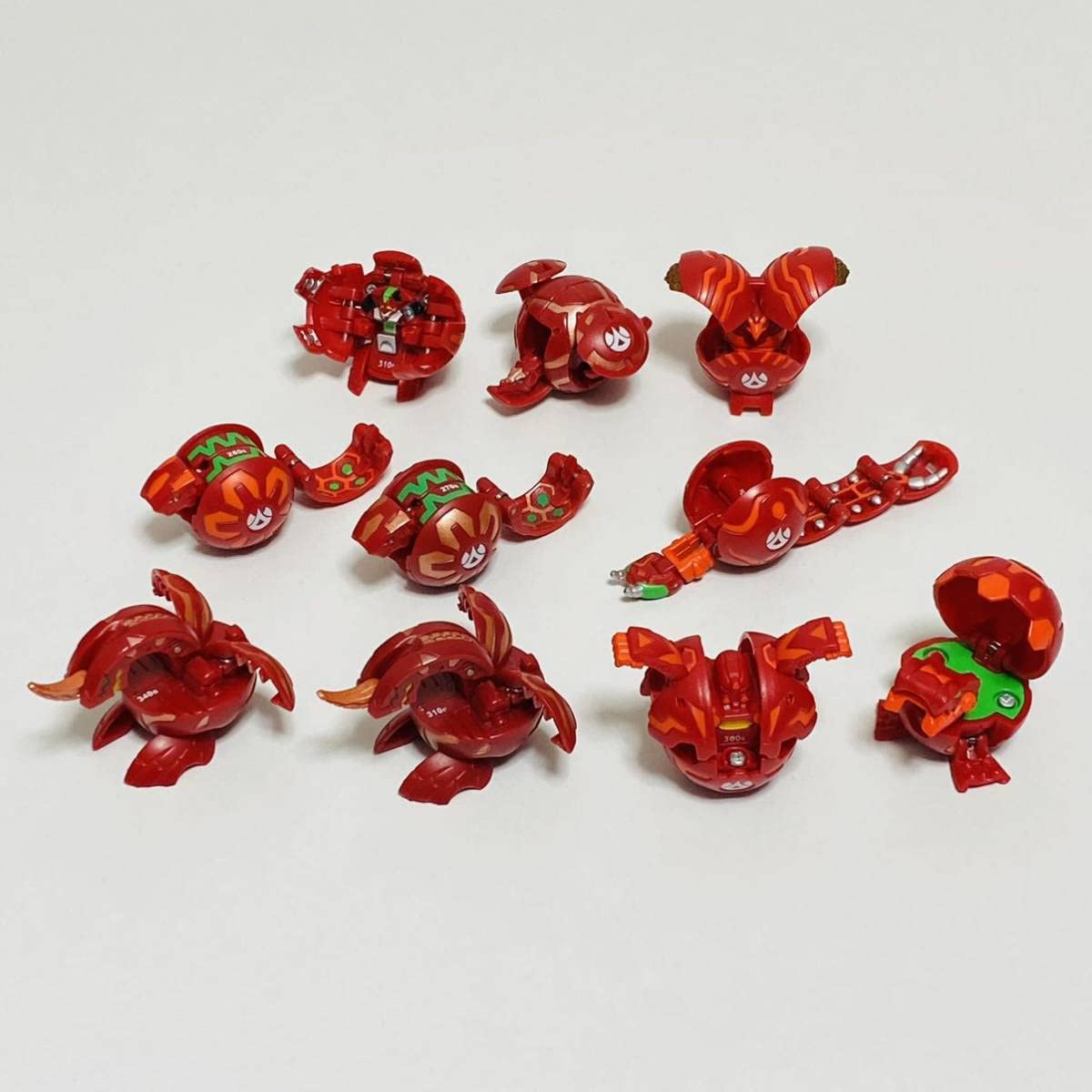 Amazon.co.jp: TOYS トイズ 爆丸 30個セット ドラゴノイド ラプター