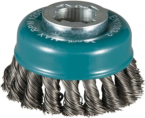 Makita D-72621 X-Lock 3-18" Cepillo de alambre de alambre de acero al carbono