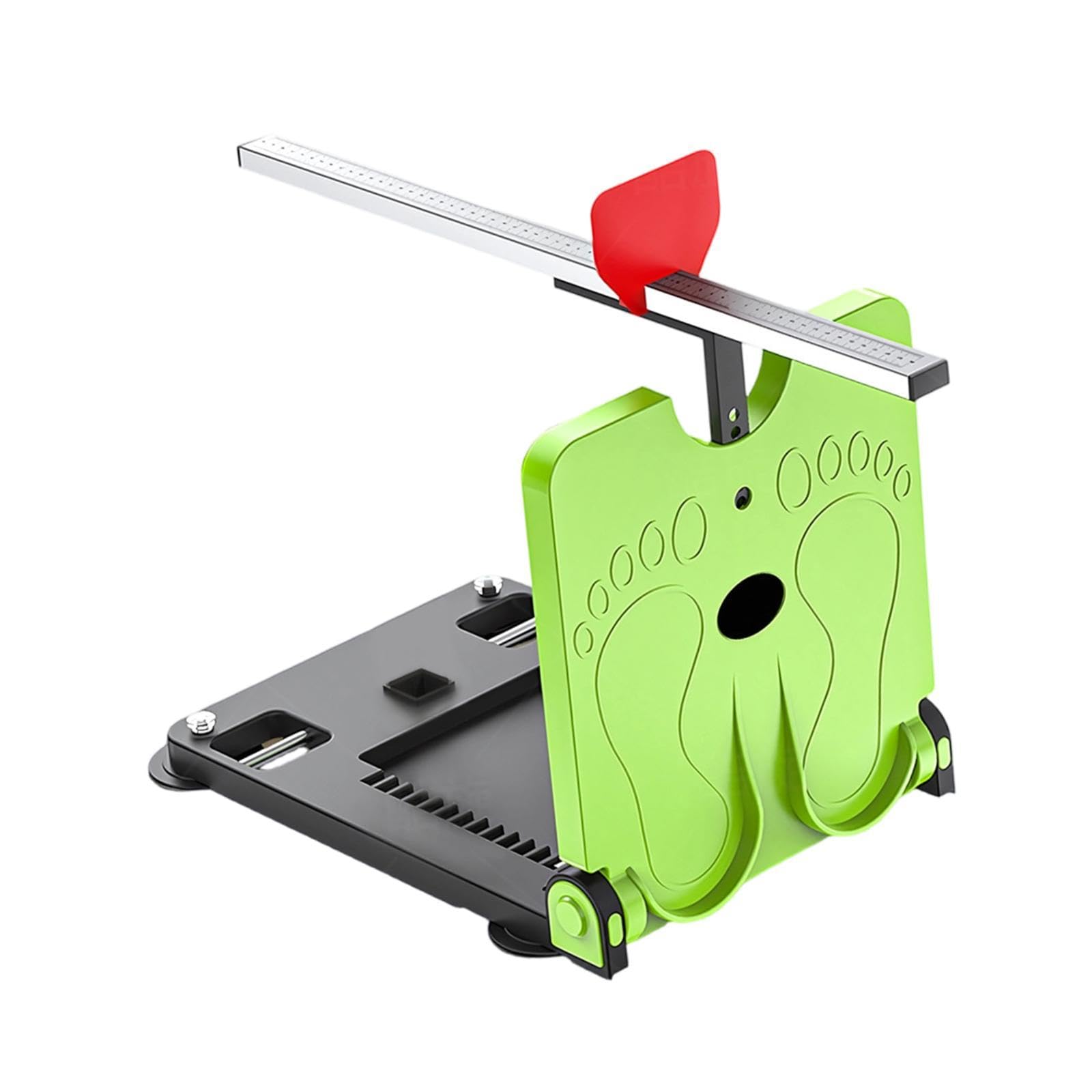 Milageto Medidor de flexibilidad para Sentarse y alcanzar, de medición de flexión hacia para Ejercicios en casa para Adolescentes, Verde