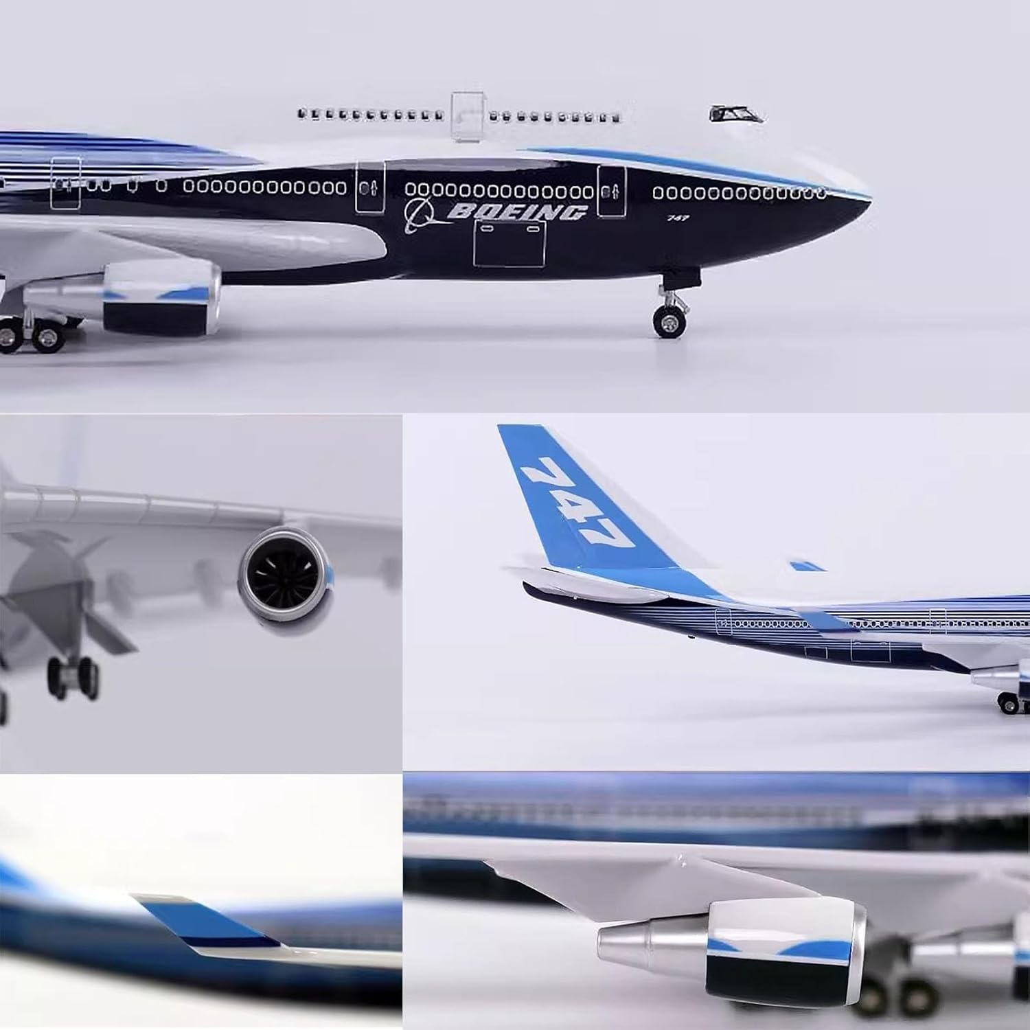 ボーイングプロトタイプシミュレーション航空機モデル1:150 18.5インチ