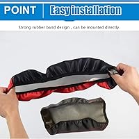 Vista 101 de Great-luck Leather Center Console Cover Armrest Pad,Protector Armrest Box Cover Accessories Keep Your Armrest in a More Comfortable Feeling(black