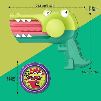 NFINITY NADO Spinning top Toy for Kids with Crocodile Shape Launcher, battling top for Kids Boys Girls 5 6 7 8 9 10 11 12 Years and up