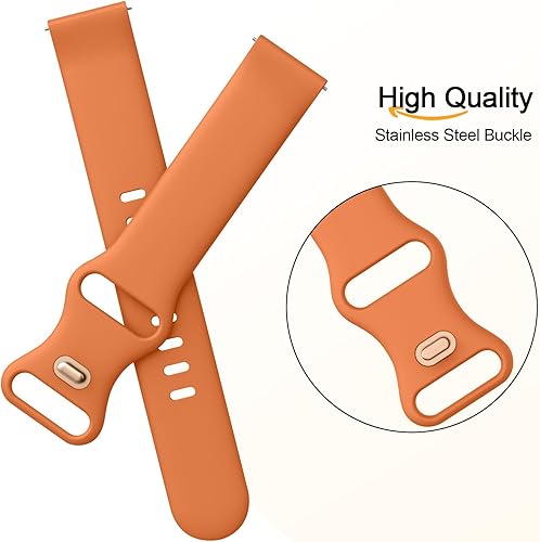 Miniatura 2 de VANCLE Bandas para Amazfit GTS 4  GTS 4 MiniGTS 3  GTS  GTS2  GTS 2e  GTS 2 Mini Band mujeres hombres, correa deportiva de silicona suave de 0.787