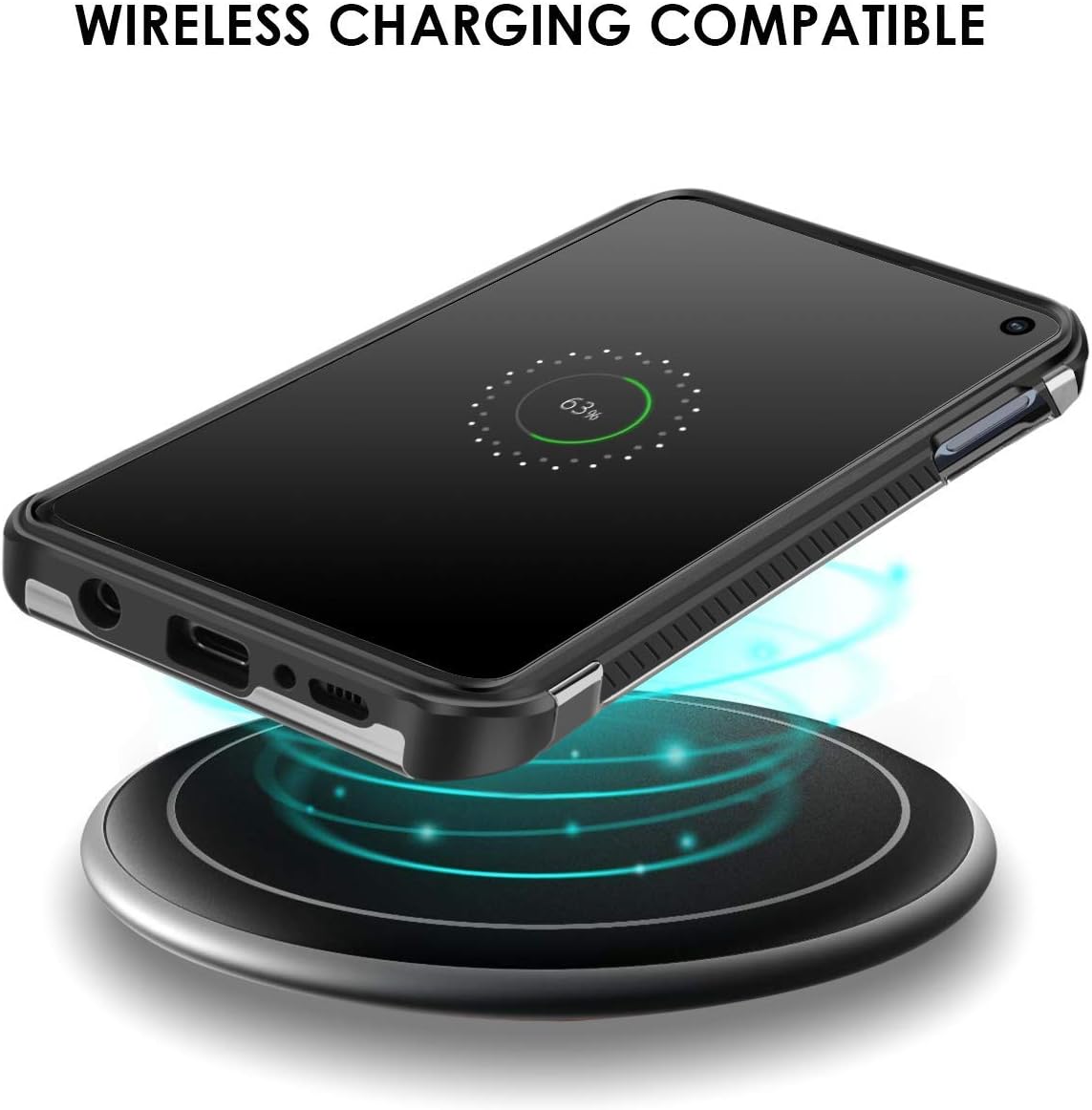 BENTOBEN Case Compatible with Galaxy S10e, 2 in 1 Slim Cool Hybrid Hard PC Cover Laminated with Carbon Fiber Chrome Anti-Scratch Shockproof Protective Case for Samsung Galaxy S10e 5.8 inch, Black