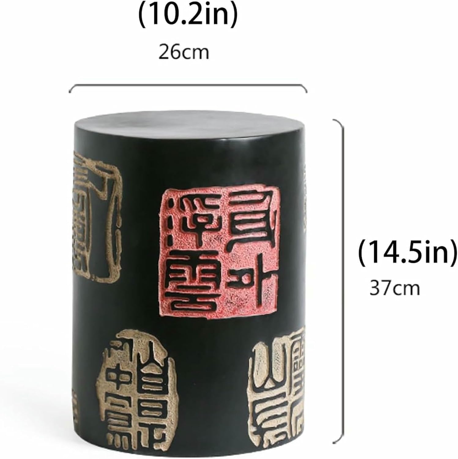 Decorative Garden Stools, Glazed Ceramic Accent Stool,Ceramic Garden Stool,for Indoor & Outdoor Furniture Decoration