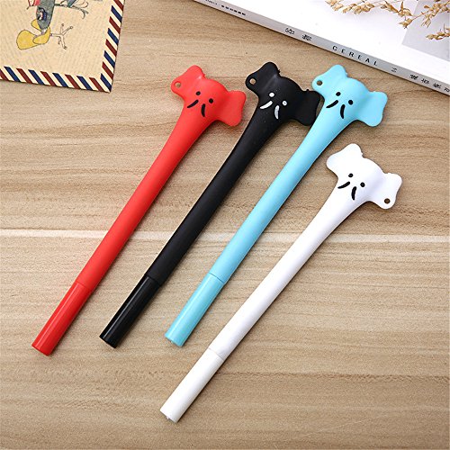 Cute Kawaii Cartoon Elephant Shape Gel Ink Pens School Office Supplies For Girls Stationery Novelty Pens For Kids Stationary (6) #TOP1
