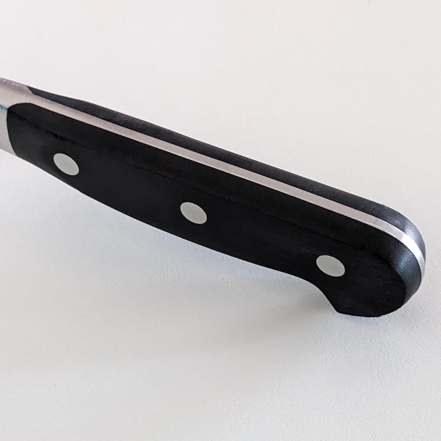 Ambrogio Sanelli, Maitre Coltello da Cucina Trinciante, Coltello Chef con Lama in Acciaio Inox all'Azoto 24 cm e Manico Ergonomico, Coltelli da Cucina Professionali, Made in Italy