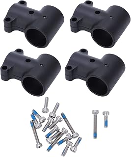 Pwshymi Drone conector fixo de três canais, acessórios para drone 25 a 25 mm preto 4 peças junta de drone durável leve para drone de agricultura RC