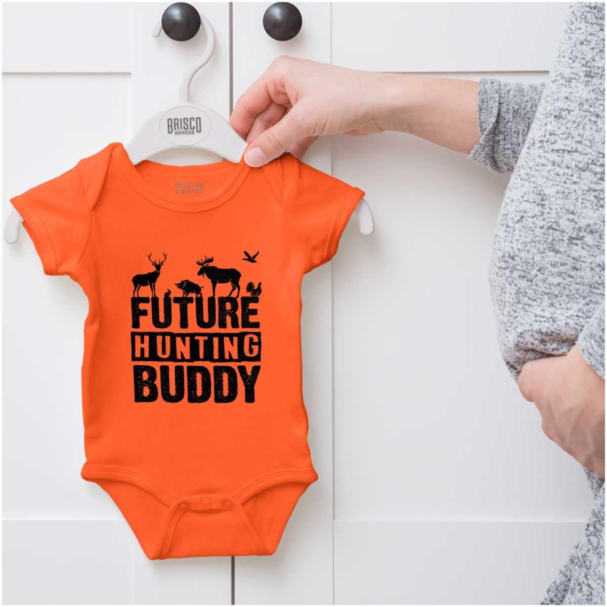 Brisco Brands Future Outdoor Buddy Fishing Hunting Baby Romper Boys or Girls - Image 5