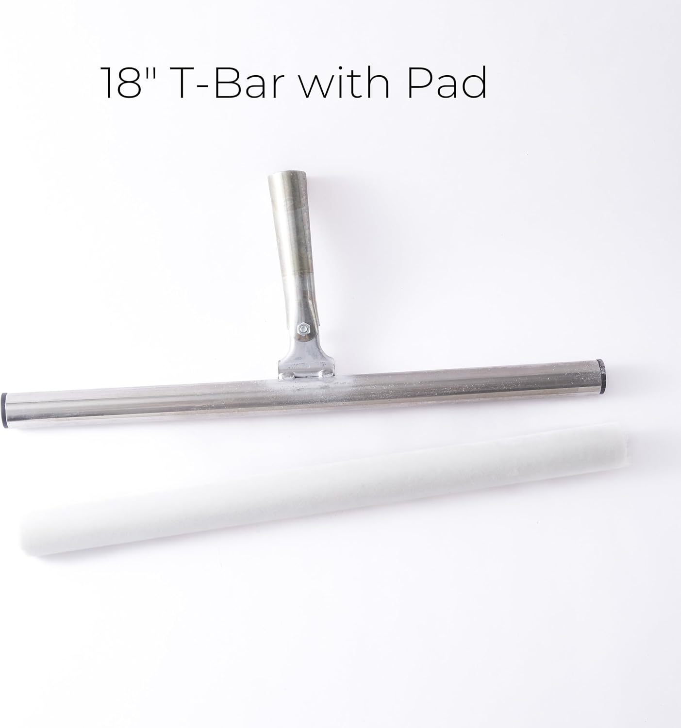 T Bar Applicator for Wood Floors – 18 Inch Floor Finish Applicator Tool with Refill Pad | Professional Polyurethane Applicator for Hardwood and Water-Based Floor Coatings