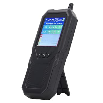 Hyuduo Radiation Survey Meter, Professional Radiation Detector with Visual Audible Alarm, Sensitive Counter Sensor, Large, Radiation Supplies