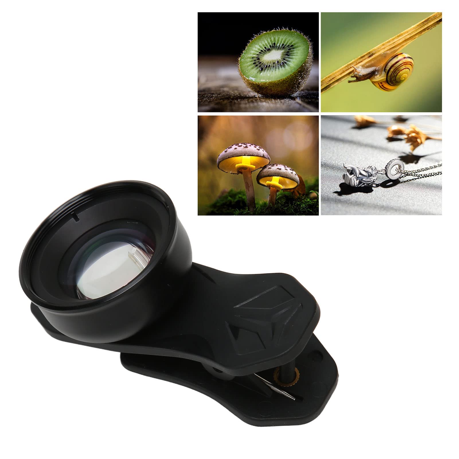 Lente de Cámara para Teléfono Inteligente, Lente Macro para Cámara de Teléfono APL HB de 100 Mm, Kit de Lentes para Teléfono Celular con Clip Compatible con Teléfono iOS para