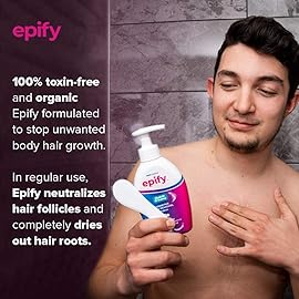 Epify Intimate Hair Removal Cream for Men and Women - Sensitive Skin, Pubic & Bikini Areas (Pack of 3)
