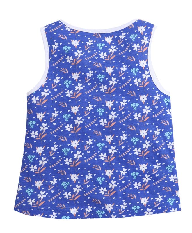 Image of BUMZEE Girl's Cotton Printed Regular Fit T-Shirt