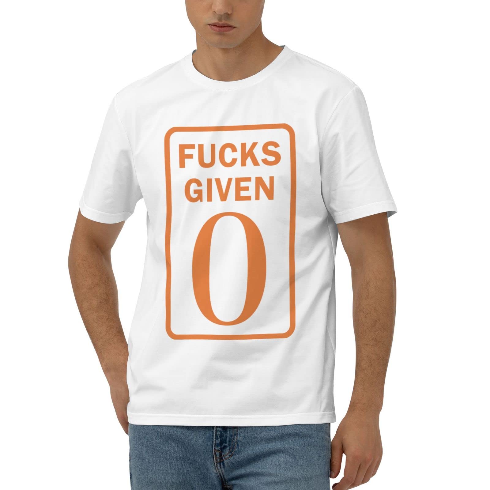T-shirts pour hommes Funny Fucks Given 0 la solution mode pour vaincre la monotonie