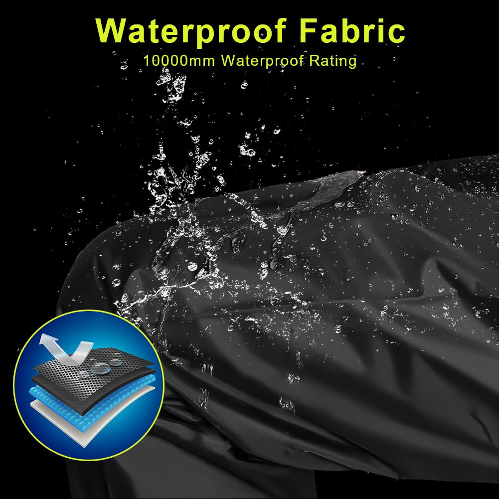 flintronic Pantalons Extérieurs Imperméables, Pantalons de Pluie Imperméables, Pantalon de Pluie Imperméable et Respirant pour Homme