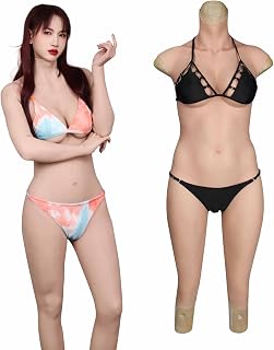 Silicone Bodysuit Crossdressers Realistic Breastplate Fake Breast for Drag Queen Cosplay Transgender