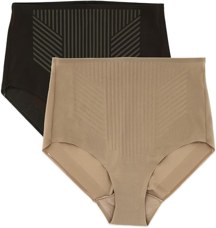 Женские трусы Miraclesuit с утяжкой живота, 2 шт, цвет: Чёрный — фото 1