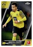 2021-22 Topps Chrome Bundesliga #32 Donyell Malen Borussia Dortmund Official German Soccer League Card in Raw (NM or Better) Condition