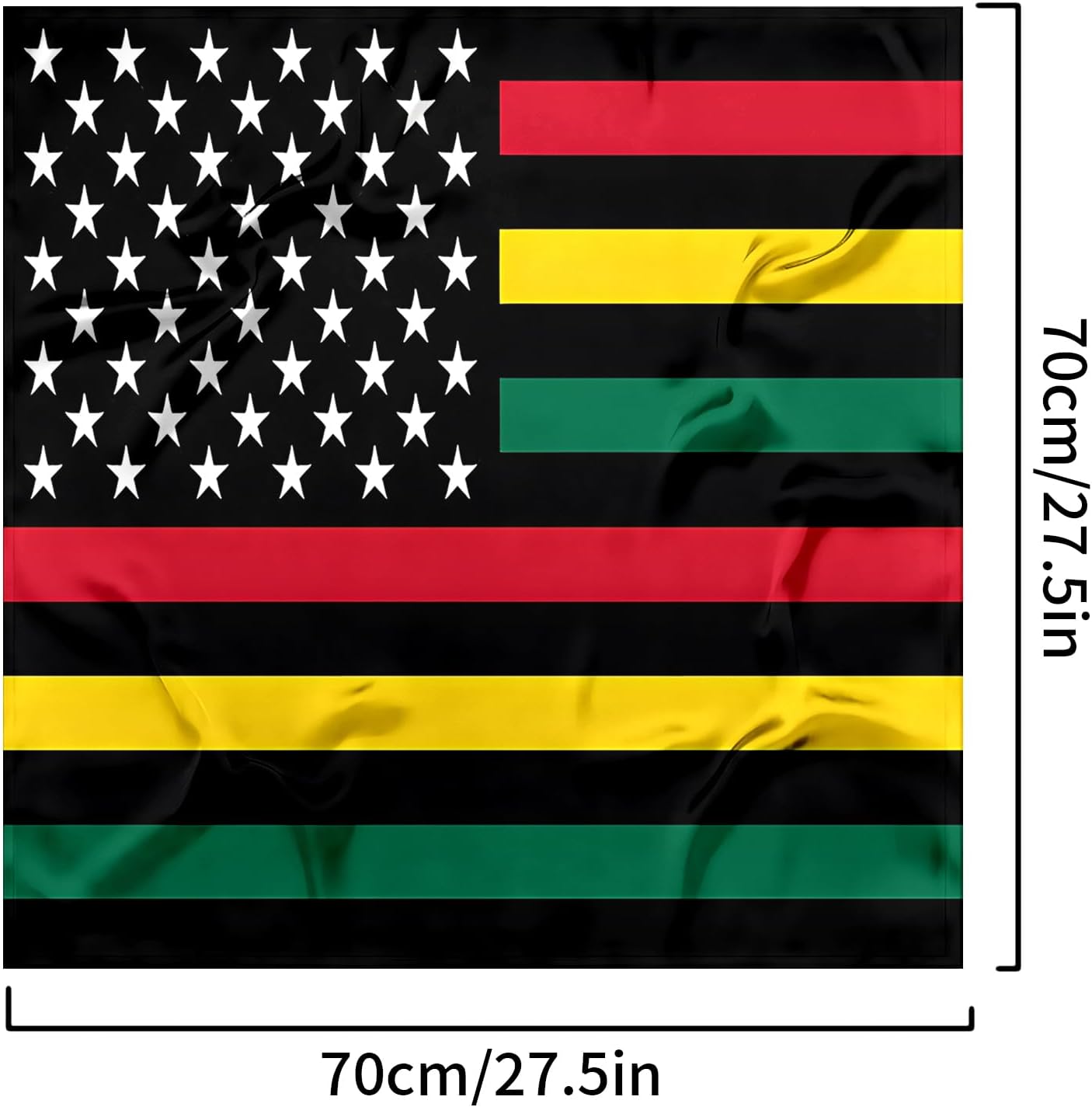 Fashion Head Scarf for Women Silk Scarf Large Square Sleeping Wrap Satin Neck Bandana for Gift 27.5 x 27.5 inches - Image 2