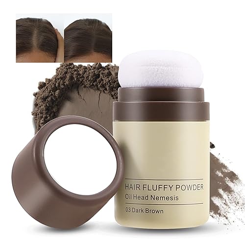 Boobeen Polvo para cabello fino, polvo de retoque de raíz, cubierta de sombra de cabello al instante, polvo de línea capilar para mujeres y hombres
